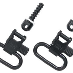 Uncle Mike's 1" Black Quick Detach Sling Swivels For Bolt Action Rifles